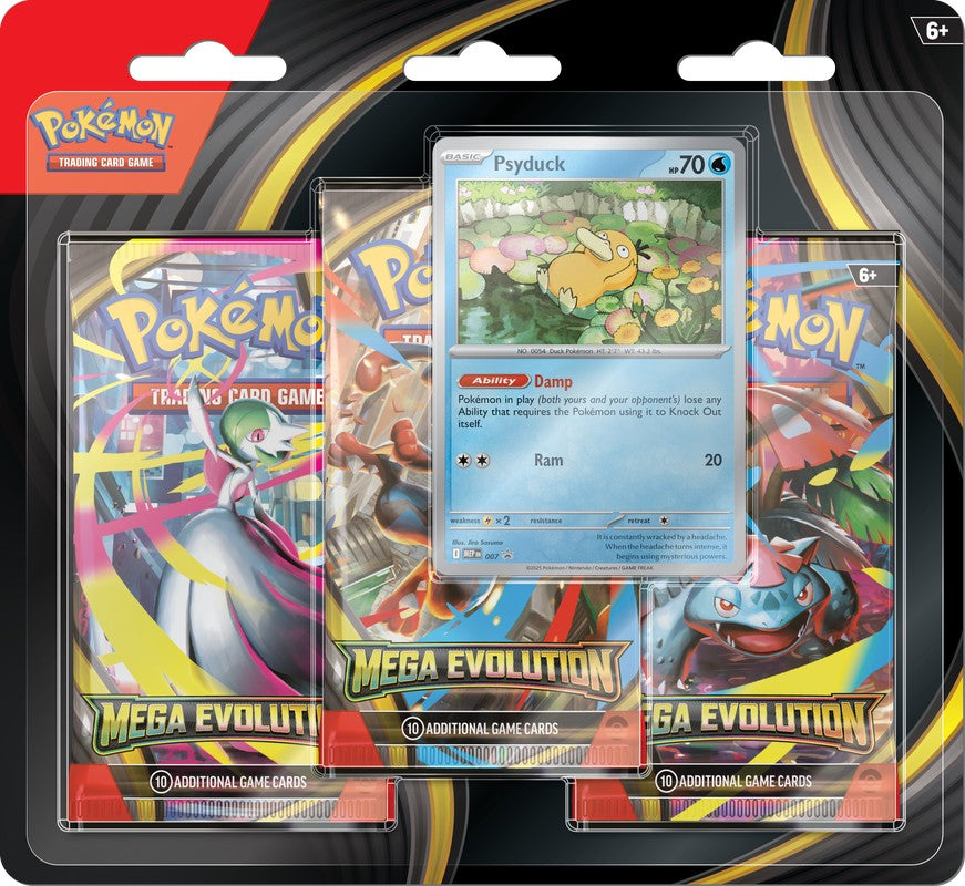 Pokemon: Mega Evolution ME1 3 Pack Blister